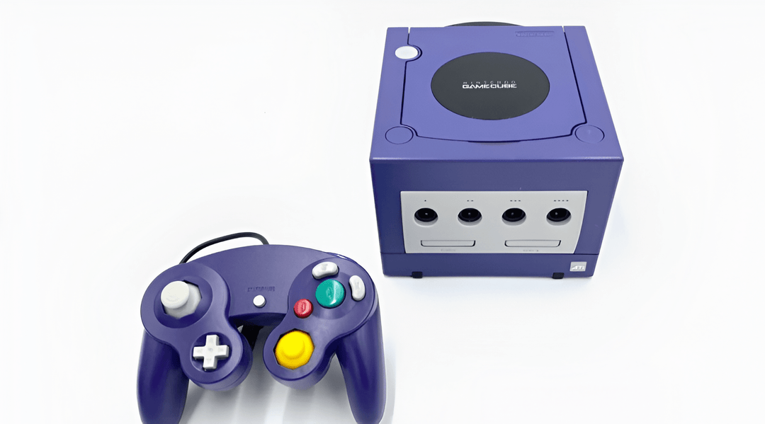Nintendo GameCube Console Bundle: Super Smash Bros Melee and Mario Kart Double Dash Game - Retro vGames
