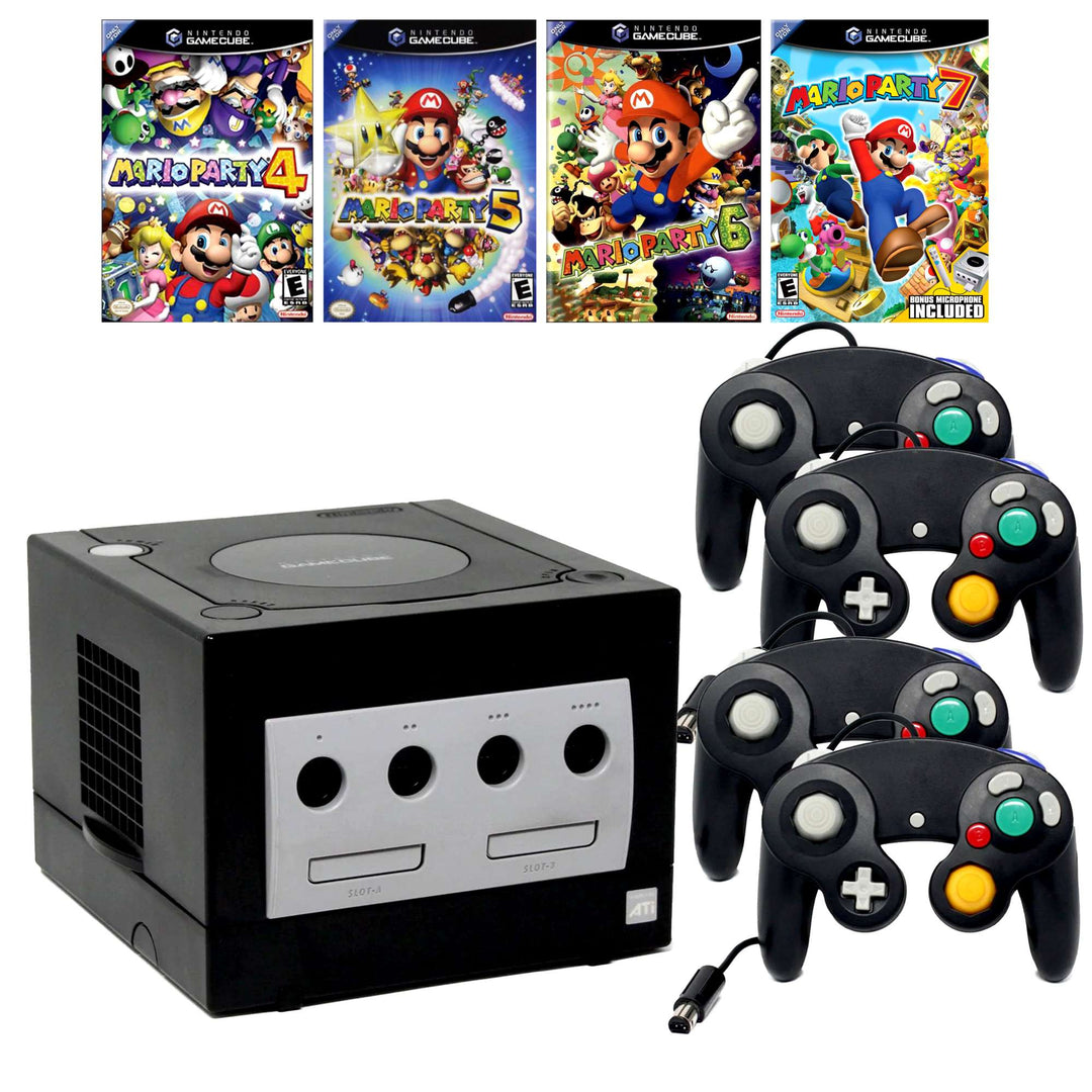 Nintendo Gamecube Console: Mario Party Bundle - Retro vGames