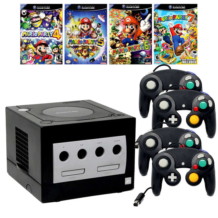 Nintendo Gamecube Console: Mario Party Bundle - Retro vGames