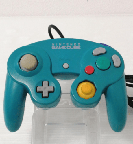 Nintendo Gamecube Rare Emerald Blue Controller (JPN) - Retro vGames