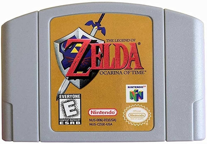 Nintendo N64 Console - Zelda Ocarina + Super Mario 64 Bundle - Retro vGames