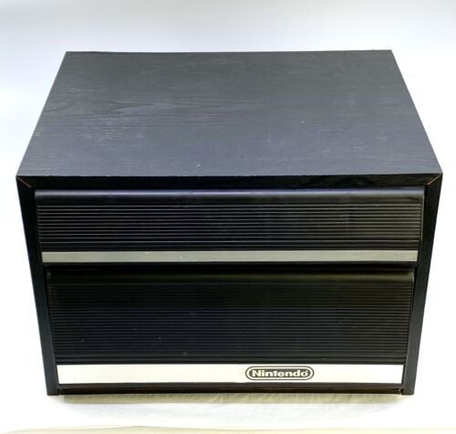 Nintendo NES Vintage Two Drawer 28 Game Storage CabinetNintendo NES Vintage Two Drawer 28 Game Storage Cabinet - Retro vGames