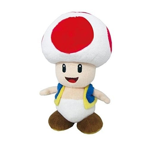 Nintendo Plush 8-inch Toad Red - Retro vGames