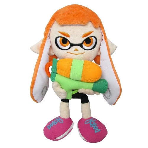 Nintendo Plush 9-inch Splatoon Inkling Girl Orange - Retro vGames