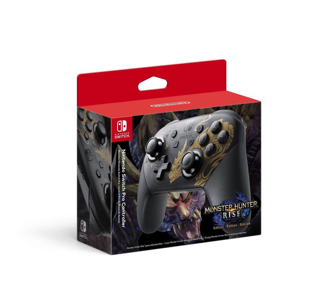 Nintendo Switch Pro Controller MONSTER HUNTER RISE - Retro vGames