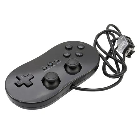 Nintendo Wii Classic Controller- Black - Retro vGames