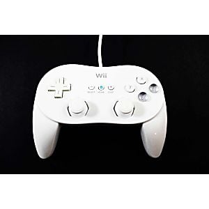 Nintendo Wii Classic Pro Controller- White - Retro vGames