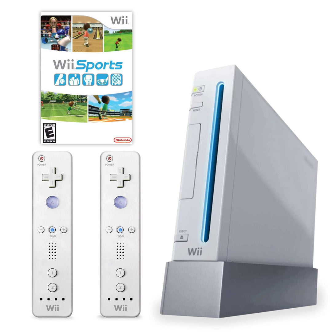 Nintendo Wii Console Bundle: Wii Sports - Retro vGames