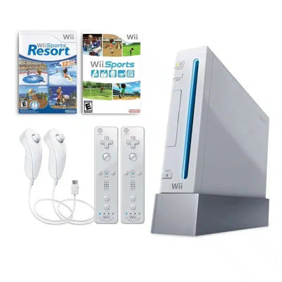 Nintendo Wii Console Bundle - Wii Sports + Wii Sports Resort