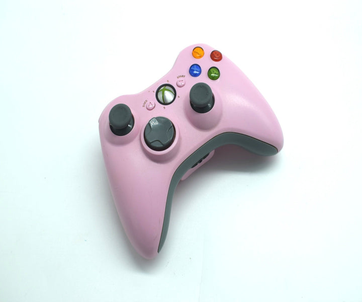 Original Microsoft XBOX 360 Wireless Controller - Pink - Retro vGames