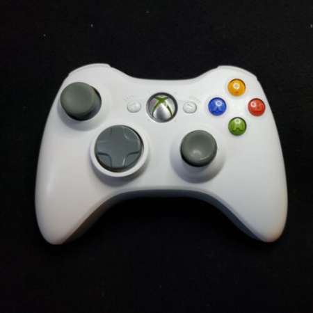 Original Microsoft XBOX 360 Wireless Controller - White - Retro vGames