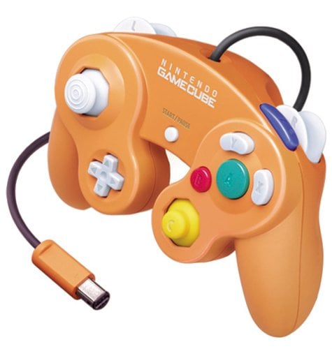 Original Nintendo Gamecube Controller - Orange - Retro vGames