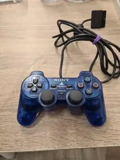 Original Sony Playstation 2 Dualshock Controller Blue - Retro vGames
