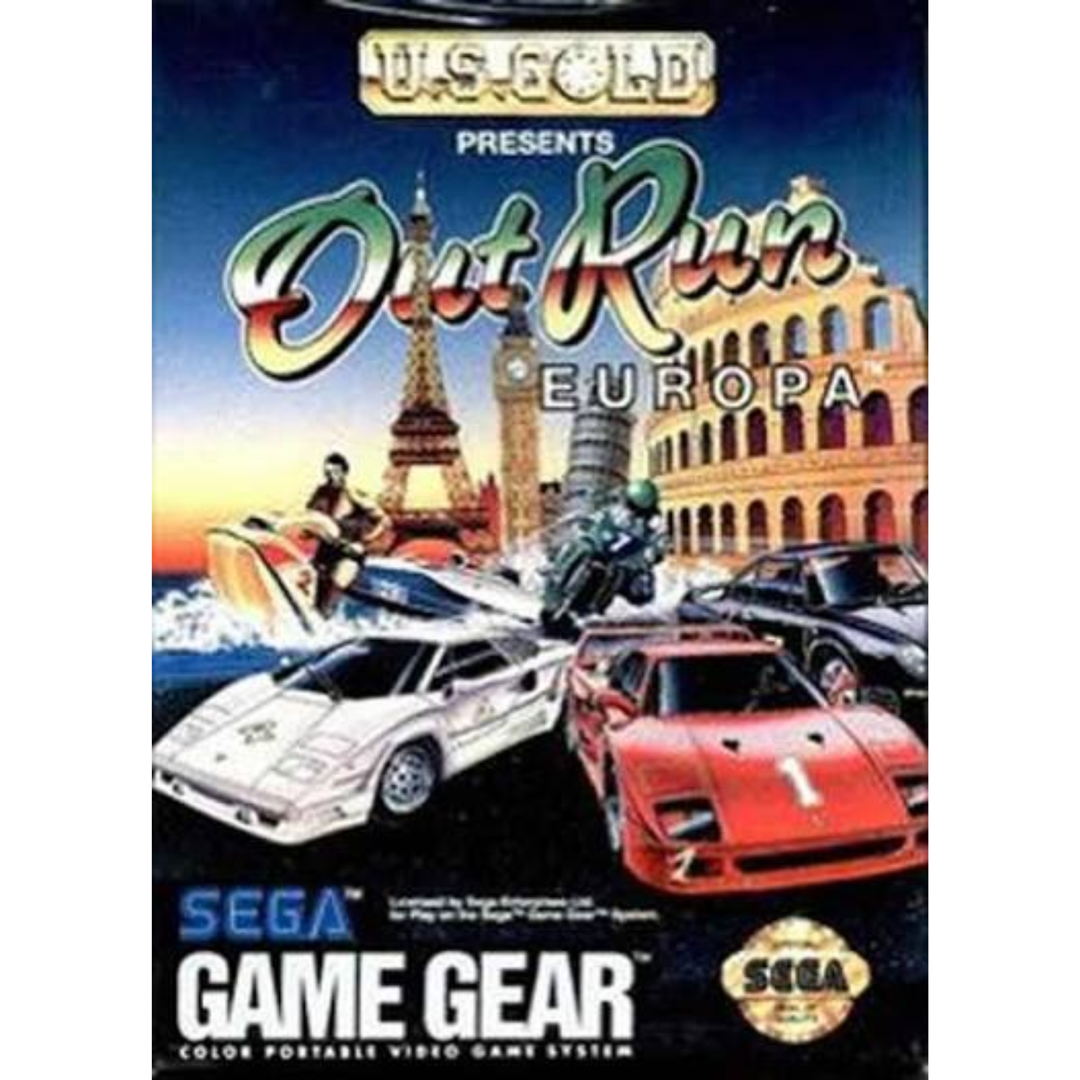 Out Run Europa - Game Gear Game - Retro vGames