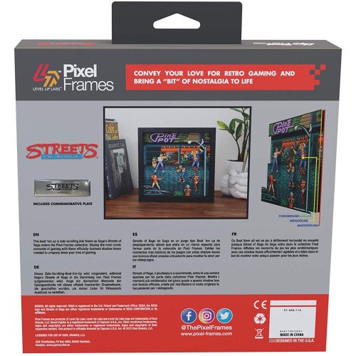 Pixel Frame - Streets of Rage (22,86 cm x 22,86 cm) - Image 2