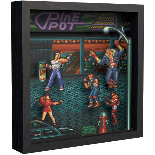 Pixel Frame - Streets of Rage (9" x 9") - Retro vGames