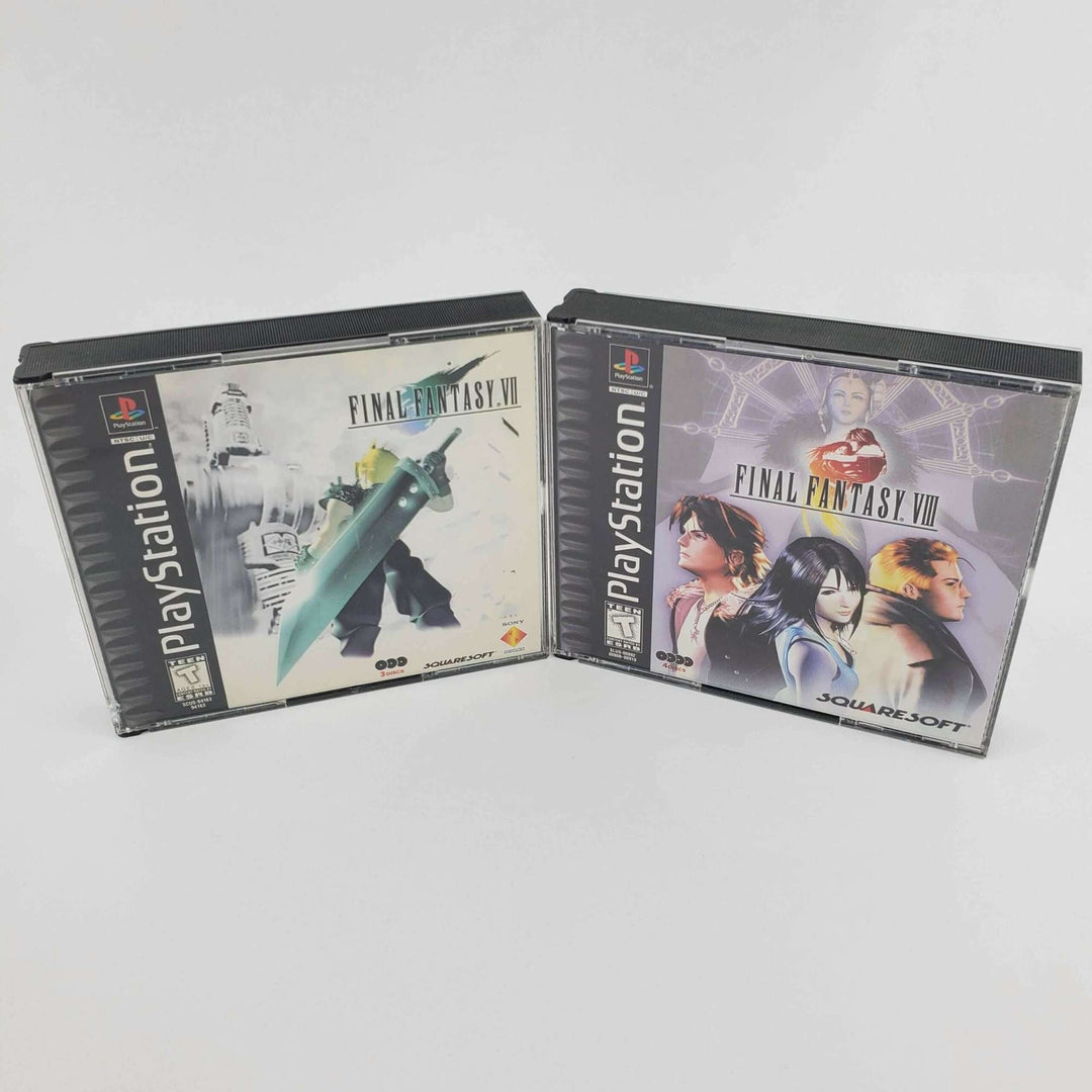 Playstation 1 (PS1) Console Bundle: Final Fantasy 7 & 8 - Retro vGames