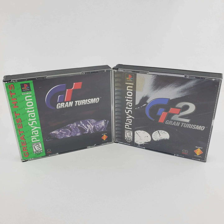 Playstation 1 (PS1) Console Bundle: Gran Turismo 1 & 2 - Retro vGames