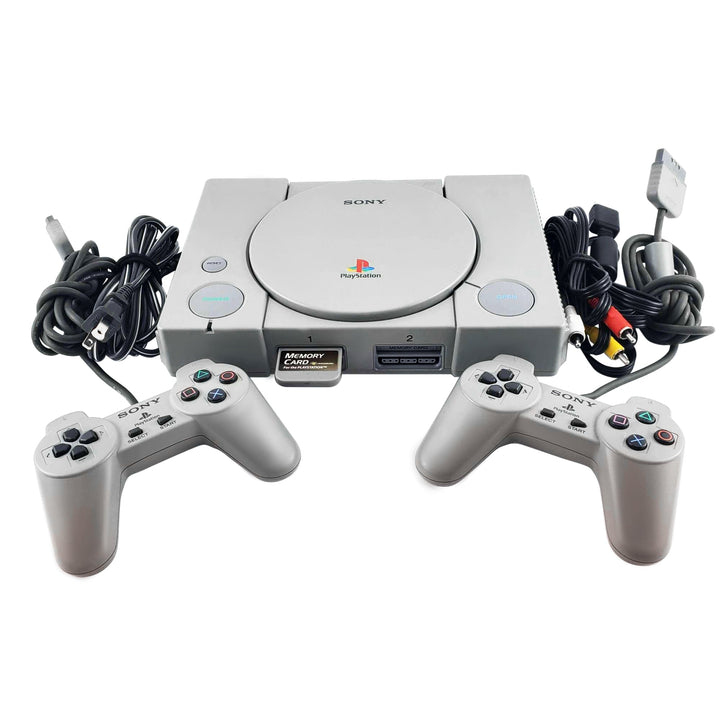 Playstation 1 (PS1) Console Bundle: Tomb Raider 1, 2 & 3 - Retro vGames
