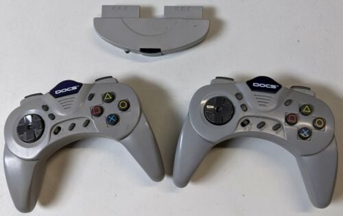 Playstation 1 PS1 DOCS Wireless Controllers with Receiver - Retro vGames