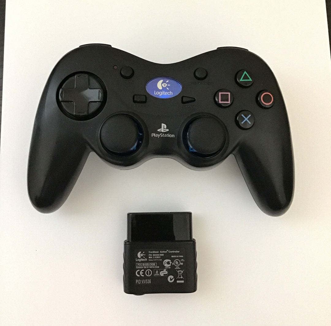 Playstation 2 PS2 Logitech Precision Wireless Controller - Retro vGames