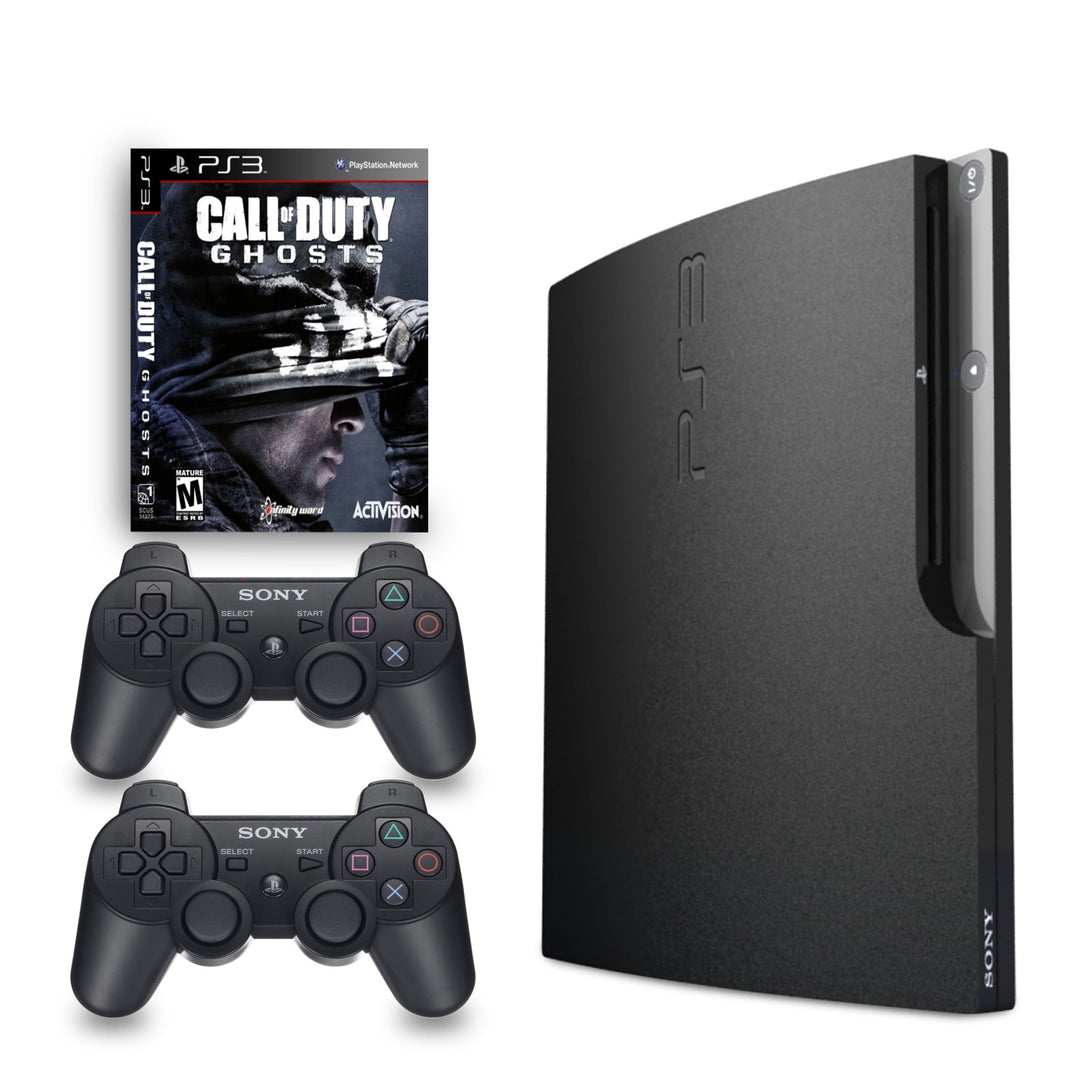 Playstation 3 Console Slim: Call of Duty Ghosts Bundle - Retro vGames