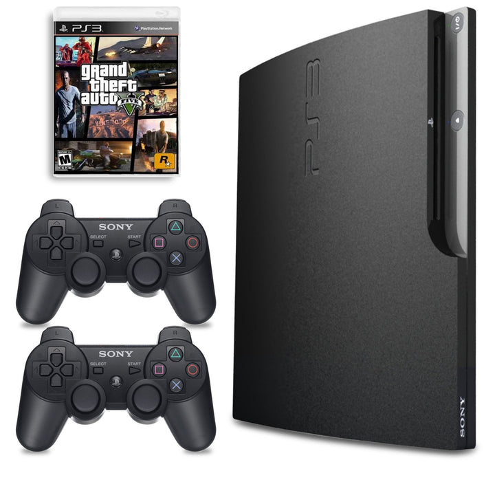 Playstation 3 Console Slim: Grand Theft Auto V - Retro vGames
