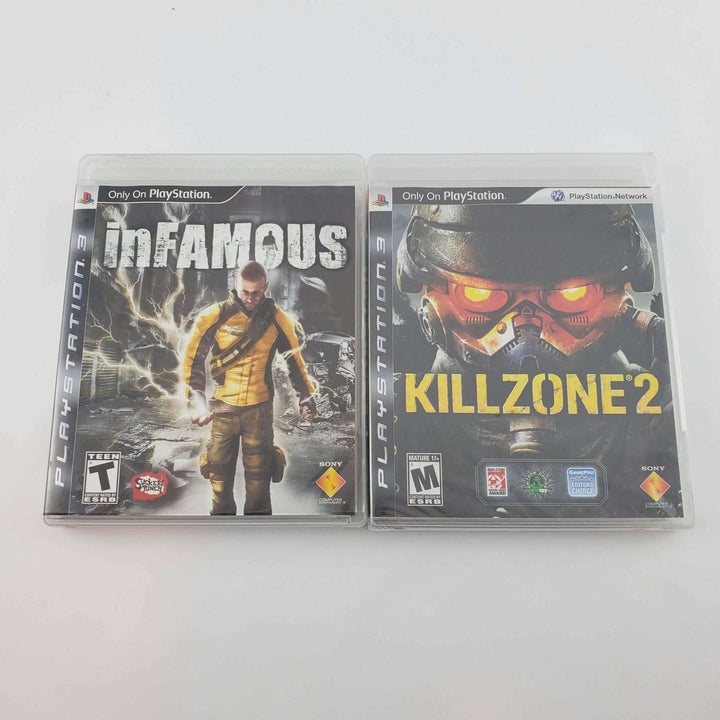 Playstation 3 (PS3) Console Bundle: Infamous & Killzone 2 - Retro vGames