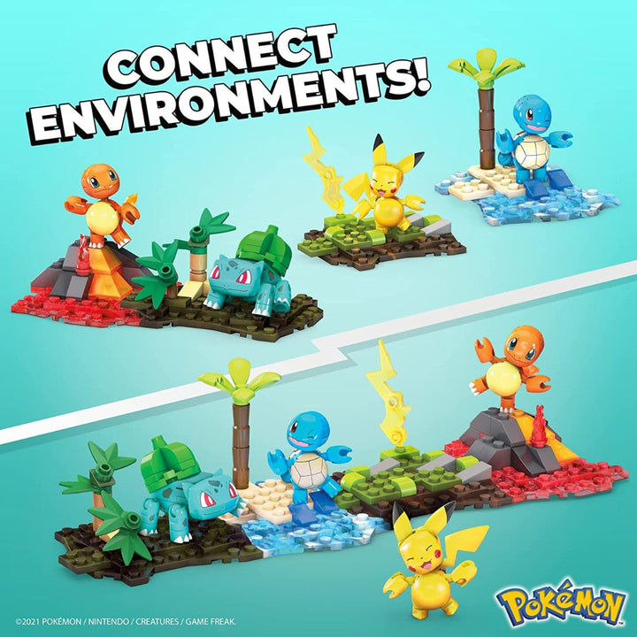 Pokemon Mega Construx: Adventure Builder - Kanto Region Team - Retro vGames