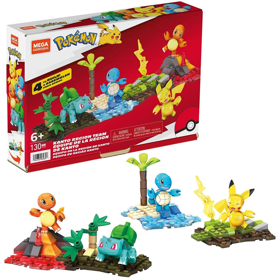 Pokemon Mega Construx: Adventure Builder - Kanto Region Team - Retro vGames