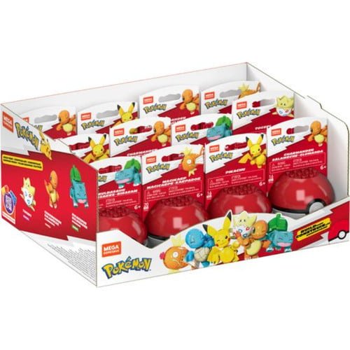 Pokemon Mega Construx: Pokeballs - Assorted Display (12) - Retro vGames