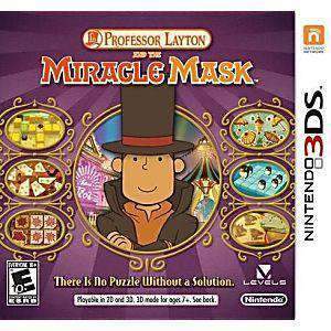 Professor Layton and The Miracle Mask - 3DS Game - Retro vGames