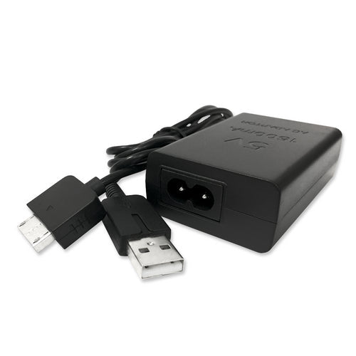 PS Vita 1000 AC Adapter w/ USB Data Cable - Old Skool - Retro vGames