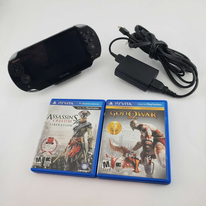 PS Vita Console Bundle: Assassin's Creed Liberation & God of War - Retro vGames