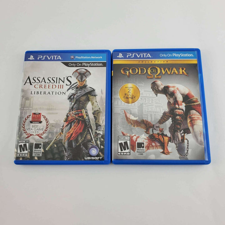 PS Vita Console Bundle: Assassin's Creed Liberation & God of War - Retro vGames