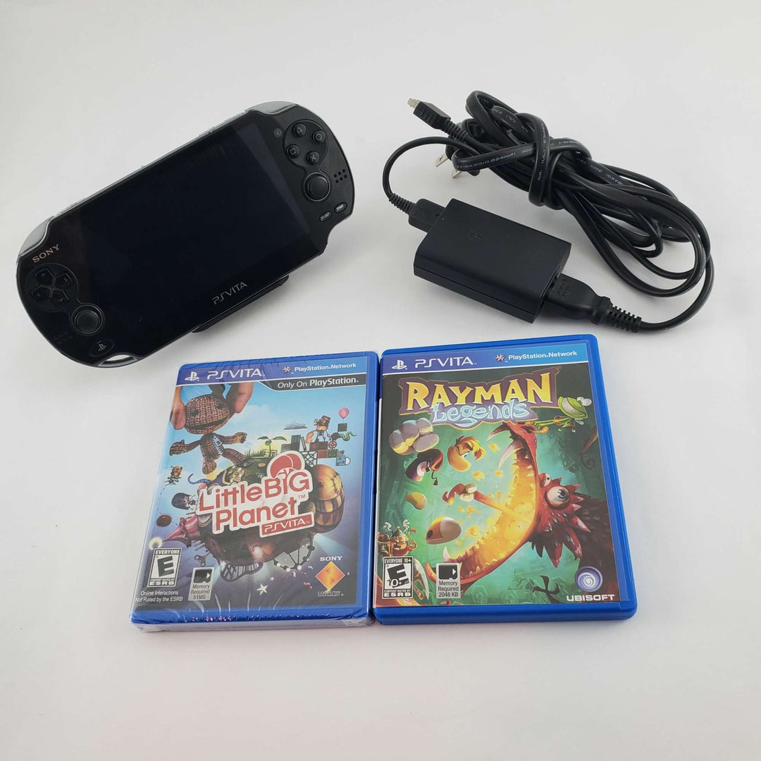 PS Vita Console Bundle: Little Big Planet & Rayman Legends - Retro vGames