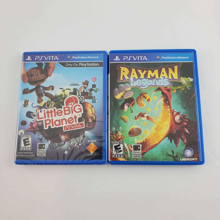 PS Vita Console Bundle: Little Big Planet & Rayman Legends - Retro vGames