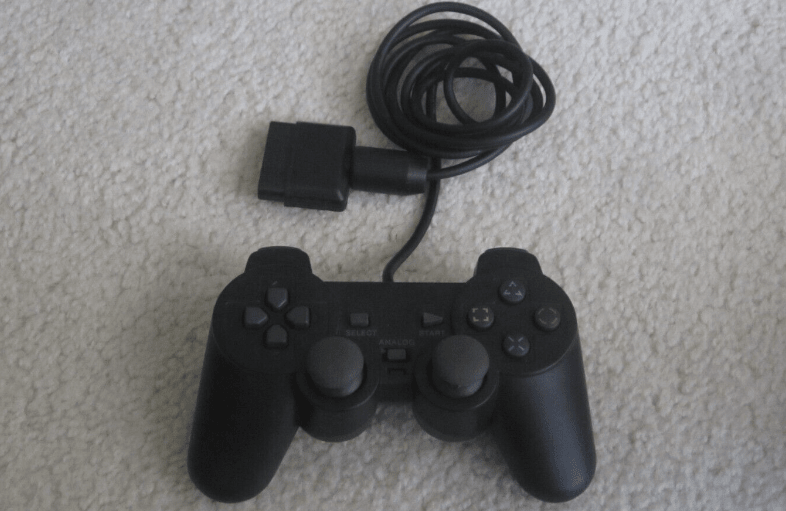 PS2 Controller Black 3rd Party - Retro vGames