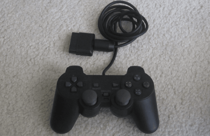 PS2 Controller Black 3rd Party - Retro vGames