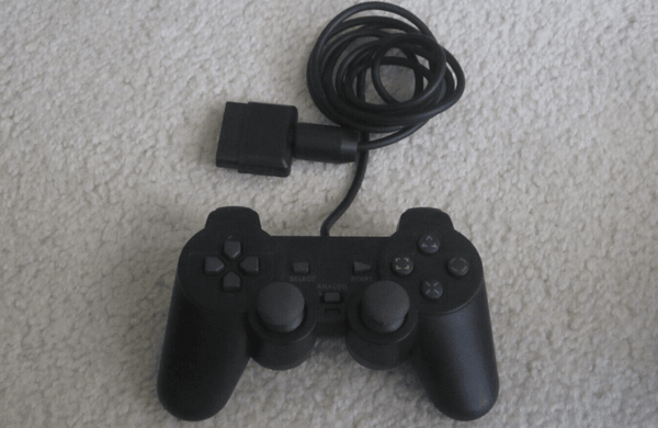 PS2 Controller Black 3rd Party - Image 3