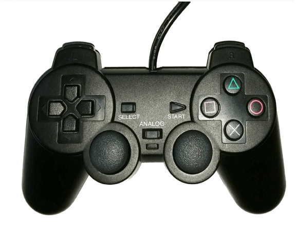 PS2 Controller Black 3rd Party - Retro vGames