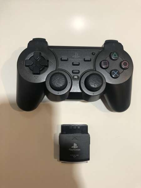 PS2 Playstation 2 Wireless Force 2 Katana Controller (Black) - Retro vGames