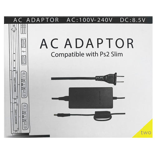 PS2 Slim AC Adapter - Old Skool - Retro vGames