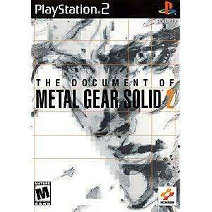 Document of Metal Gear Solid 2 - PS2 Game | Retrolio Games