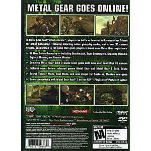 Metal Gear Solid 3 Subsistence - PS2 Game - Image 2