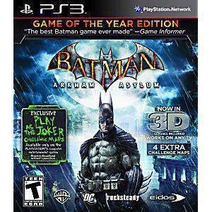 Batman Arkham Asylum (Game of the Year) - PS3 Game | Retrolio Games
