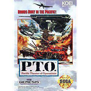 Pto Pacific Theaters of Operations - Genesis Game - Retro vGames