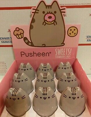 Pusheen Strawberry Candy Tins - Display (9) - Retro vGames