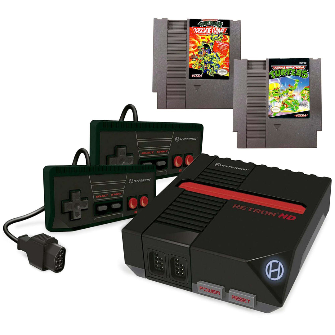 Retron 1 HD Gaming Console for NES Games: Teenage Mutant Ninja Turtles 1 & 2 - Retro vGames