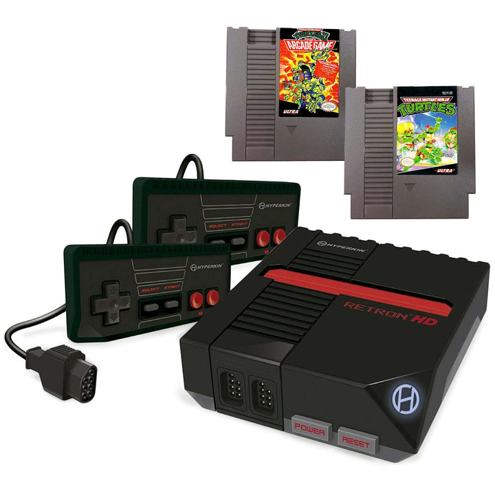 Retron 1 HD Gaming Console for NES Games: Teenage Mutant Ninja Turtles 1 & 2 - Retro vGames